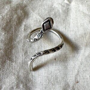 Sterling Silver Snake Ring